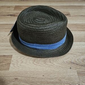 D&Y Tan Fedora with Brown Accents